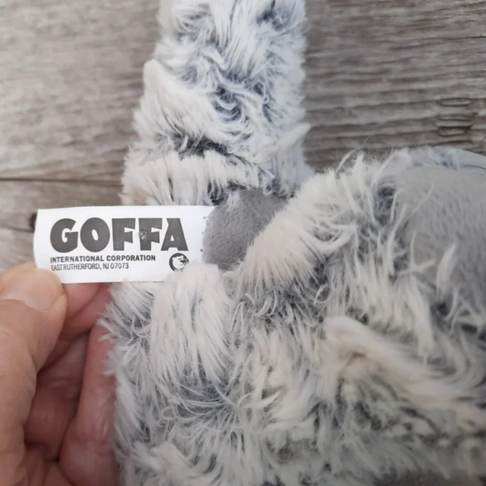 GOFFA dinosaur grey plush stuffed animal